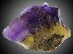 Cubic Purple/Yellow Fluorite - Cave-in-Rock, Illinois #31357-4